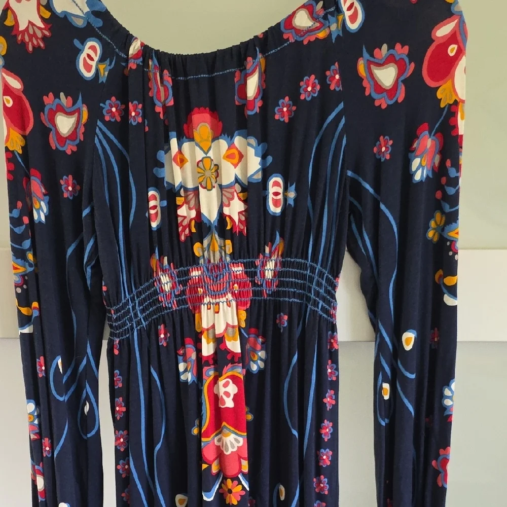 Chelsea & Violet Navy Floral Dress - Picture 3 of 4